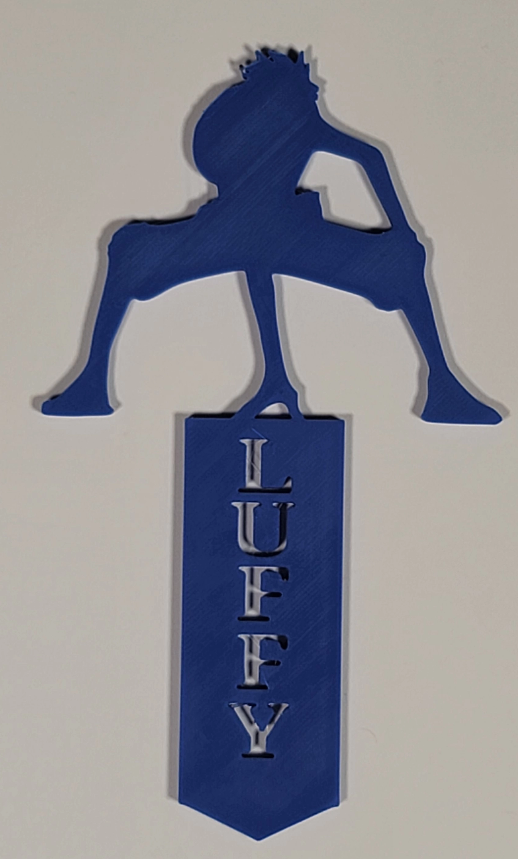 One Piece Luffy bookmark 3D print